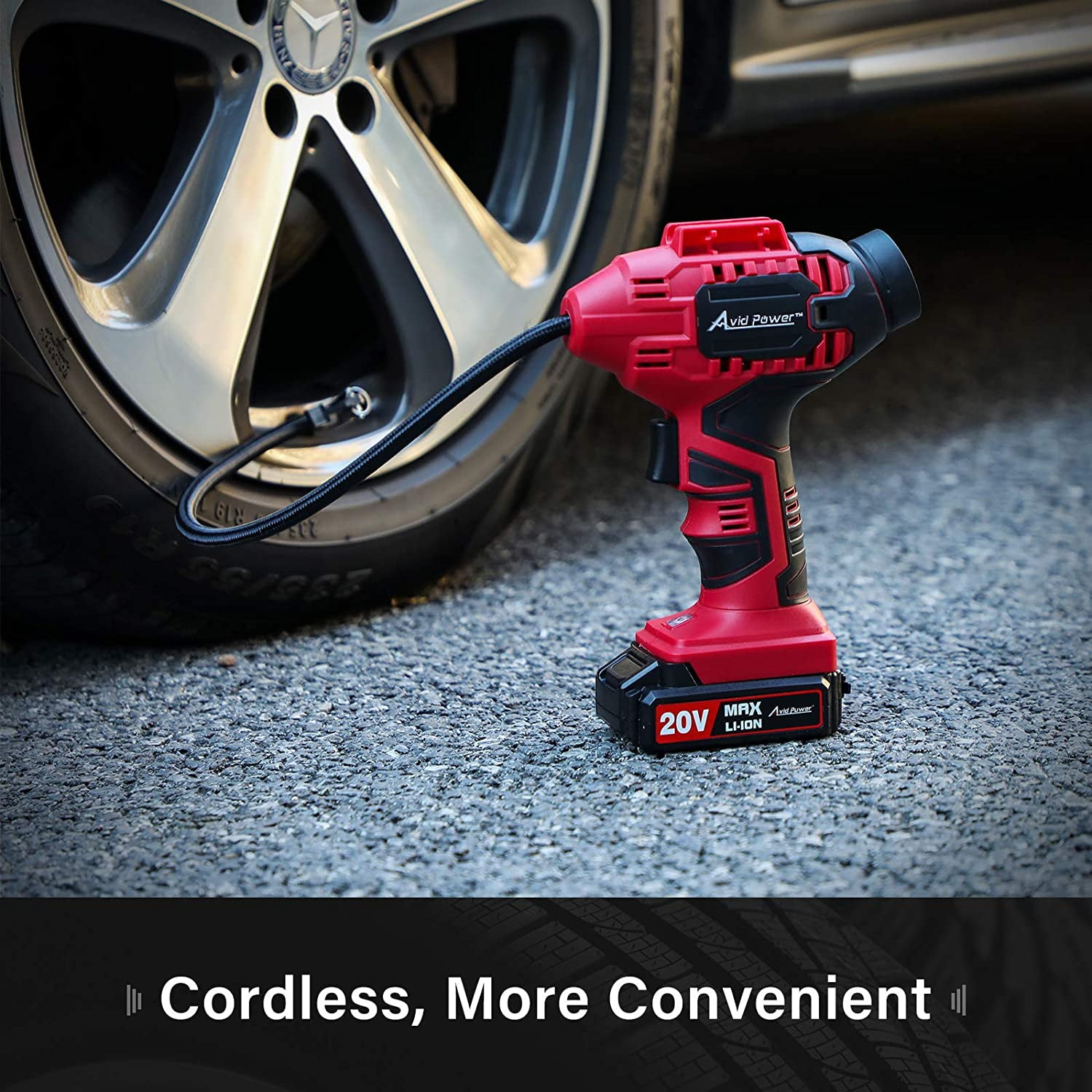 Avid Tools 20V Cordless Air Pump for Tires for sale online 