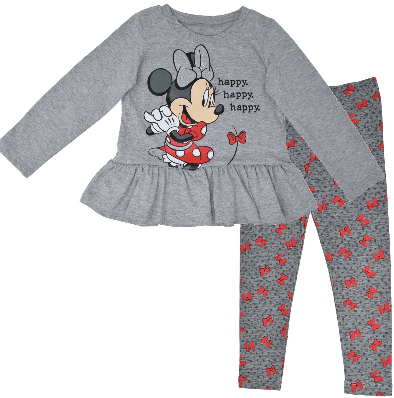 Disney Minnie Mouse Toddler Girls Ruffle T Shirt Kuwait Ubuy