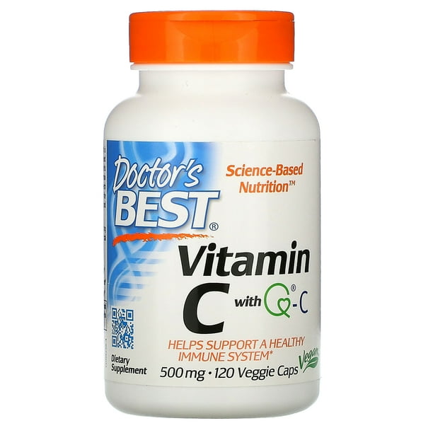 Doctor's Best Vitamin C with QC, 500 mg, 120 Veggie Caps