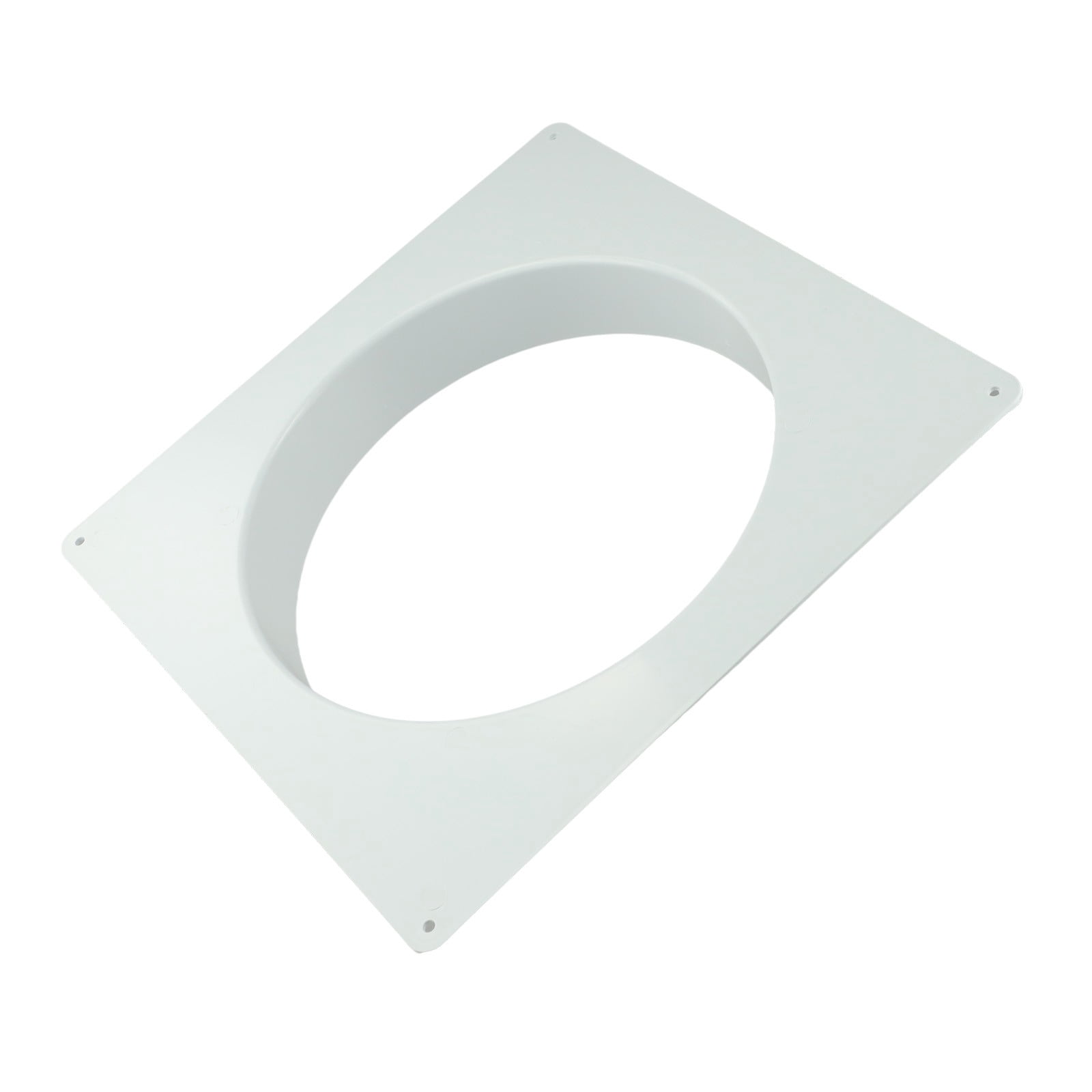 AFQH Plastic Air Duct Connector Flange Panel Dryer Vent Wall Plate Duct Connector Straight Ventilation Pipe Ducting Tools for Cooling Heating Ventilation System