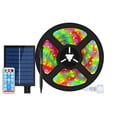 thumbnail image 1 of Tira de luces LED solares jinwen 10 m Cuerda de luces para escaleras piscinas y exteriores Cuatro colores, 1 of 8