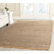 Safavieh Cape Cod Collection CAP811D Hand Woven Spring Jute and Cotton Area Rug (9' x 12')