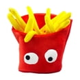 thumbnail image 3 of JULMCOMO Thanksgiving Food Costume Hat for Men Women Plush Novelty French Fries Funny Party Headwear Fun Snack Hat for Halloween Birthday Theme Party A, 3 of 6
