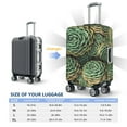thumbnail image 6 of Lsque Succulents Printed Luggage Cover, Travel Luggage Protector,Scratch and Dirt Resistant, Fits 18-32 Inch Luggage - X-Large, 6 of 9