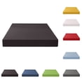thumbnail image 2 of JoyMoreHome Solid color Twin Fitted Sheet 78.7x55.1x11.81 Inch, Soft Cozy & Breathable, Brushed Microfiber, Deep Pocket, Cooling Fitted Sheet for Twin Size Bed, 2 of 7