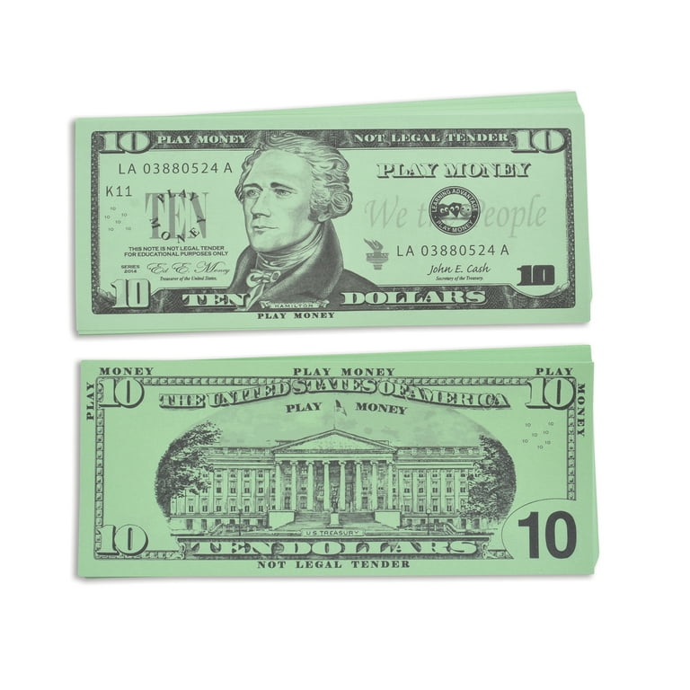 Learning Advantage One Dollar Play Bills, Set Of 100 : Target