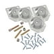 thumbnail image 3 of Placas de montaje para patas de mesa,Juego de placas de montaje para patas de muebles en ángulo,placas de fijación para patas de mesa Hardware de montaje,Soportes de montaje para patas de, 3 of 8