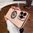 thumbnail image 3 of Luxury Plating Shockproof Case For iPhone 15 14 13 12 11 Pro Max Silicone Cover For Apple 14 15 Plus Coque Phone Accessories, 3 of 5