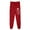 Red, variant on Makaor Womens Joggers with Pockets Solid Baggy Fleece Athletic Pants with Elastic Waist Blue 2XL