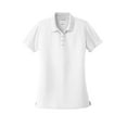 thumbnail image 3 of Port Authority Ladies Dry Zone UV Micro-Mesh Polo, White, X-Small, 3 of 4