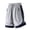 Gray, variant on Men's Trendy Color Block Cargo Beach Shorts with Pockets Drawstring Elastic Waist Quick-Dry Loose Relaxed Fit for Summer Beach Daily
