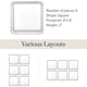 thumbnail image 5 of Set de Organizadores para Cajones STORi SimpleSort 6 Piezas de Plástico Transparente, 5 of 8