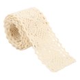 thumbnail image 3 of Cinta de encaje, hilo de algodón, 20 yardas, accesorios decorativos huecos para decoración de ropa, cortina DIY, color beige, 3 of 5