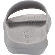 Lacoste Mens Croco Slide Sandal 10 Gray/White