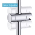 thumbnail image 4 of Wosthever Riel de ducha Tobogán Baño Ducha Cabezal de ducha Soporte de plástico ABS Rotación de 360 ​​grados, 18-25 mm Accesorios de baño R 19 Wosthever HA5748-01B, 4 of 6
