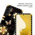 thumbnail image 3 of Daizag Compatible Con Samsung Galaxy S22 B Golden Garden Butterfly Funda Lujo Elegante Mujeres Niñas Decoración De Metal Esquina Clásico Retro Suave Tpu Funda Para Samsung Galaxy S22, 3 of 5