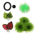 thumbnail image 2 of 5Pcs Betta Fish Leaf Pad Aquarium Simulation Leaf Ornament Betta Fish Feeder Spawning Rest Leaf Set, 2 of 14