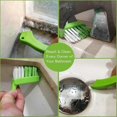 thumbnail image 3 of Tile Joint Brush 4 in 1 Joint Scrubber Multifunction Kitchen Bathroom Cleaning Brush Grout Mould Cleaner Brush Green, 3 of 5