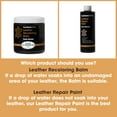 thumbnail image 2 of Furniture Clinic Leather Easy Restoration Kit | Includes Leather Recoloring Balm & Leather Cleaner, Sponge & Cloth | Restore & Repair Sofas, Car Seats & More (Medium Brown), 2 of 7