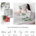 thumbnail image 4 of Christmas Throw Flannel Blanket 50x80In Poinsettia Snowflakes Pine Cone Pine Needle Gray Super Soft Cozy Bed Blanket, Lightweight Plush Fuzzy Bed Throw for Bedroom Sofa Couch Living Room, 4 of 4