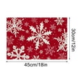 thumbnail image 3 of Dmlowu Christmas Placemats Set of 4 - Heat Proof Christmas Place Mats, Non-Slip Table Mats for Party Holiday Decor, Merry Christmas Decorations Placemats for Dining Table, 3 of 8