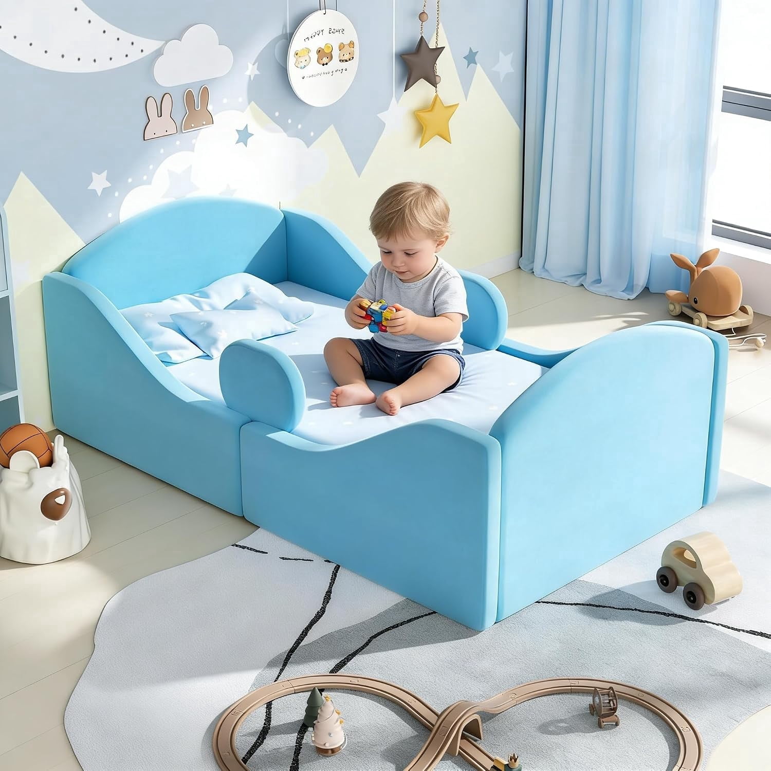 DaVinci Jenny Lind Toddler Bed Conversion Kit in White Finish