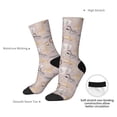 thumbnail image 4 of Vsdgher Safari Animals Crew Socks for Men & Women, Breathable Casual Athletic Ankle Socks, 4 of 6
