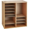 thumbnail image 2 of Scranton & Co 16 Compartment Adjustable Traditional Wood File Organizer in Oak, 2 of 6