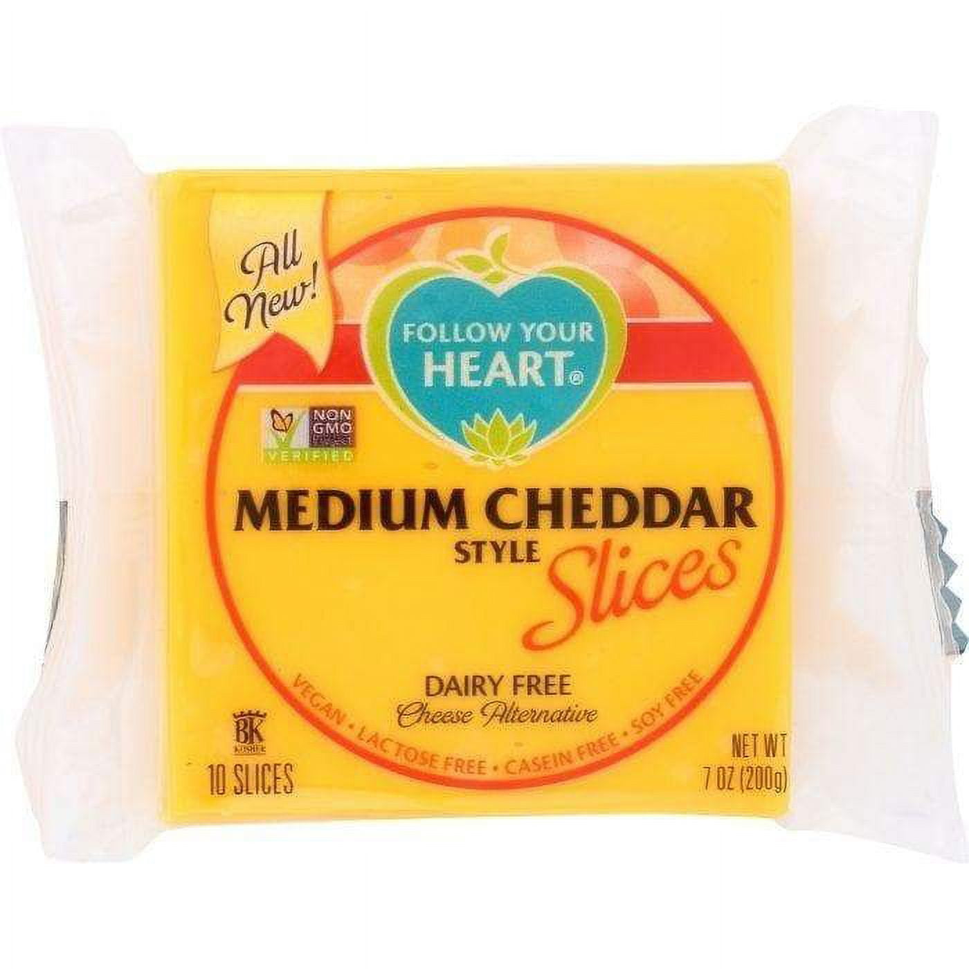 Follow Your Heart Slices Mozzarella Cheese Alternative, 7 Oz.