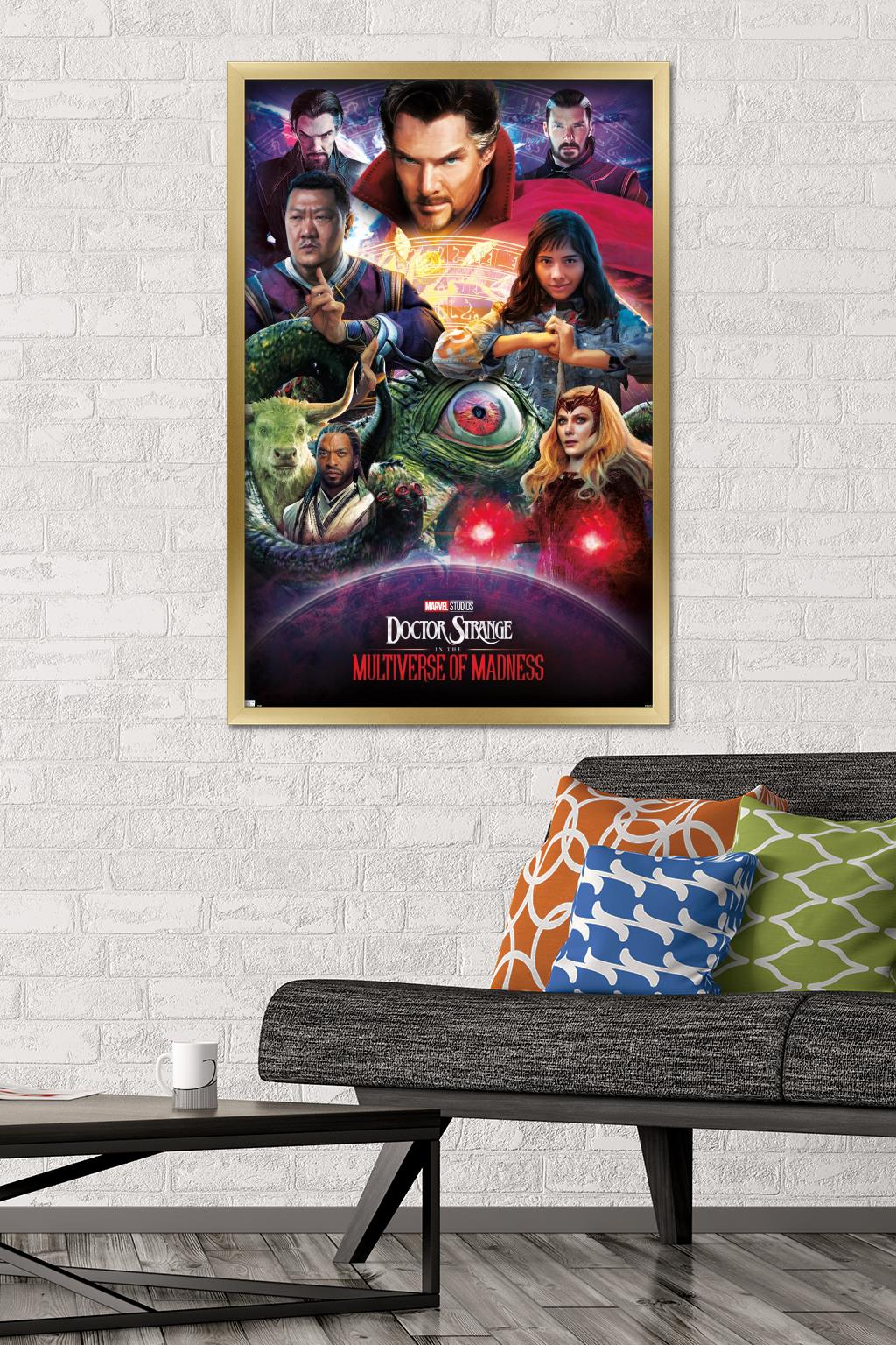 Marvel Doctor Strange in the Multiverse of Madness - Amazing Wall Poster, 22.375" x 34" Framed