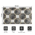 thumbnail image 5 of Gray White Gold Marble Pattern Door Rugs,Washable Non Slip Door Mats Indoor,Decorative Door Mats,Entry Mat Indoor for Entrance,Bedroom,Kitchen,Bathroom,17"x30", 5 of 6