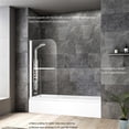 thumbnail image 5 of Vinnova 317131-HD-PC 31 x 55 in. Olivenza Hinged Frameless Tub Door, Polished Chrome, 5 of 7