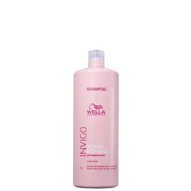 Wella invigo Shampoo Blonde Recharge 1L.