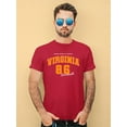 thumbnail image 2 of Retro College Virginia T-Shirt Men -Image by Shutterstock, Male Large, 2 of 4