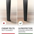 thumbnail image 6 of X-Protector Felt Furniture Pads 8 Pcs - 6” x 4 3/8” Heavy Duty Black Felt Sheets - Cut to Size, 6 of 7