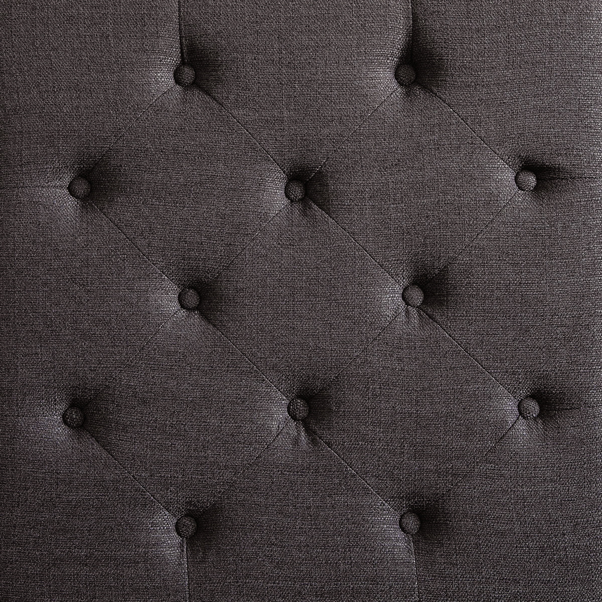 Serta Abbot Tufted Ottoman with Storage, Charcoal