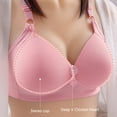 thumbnail image 3 of Eashery Womens Bras Full Coverage Deep V Cotton Bra Women Bras B C, 3 of 4