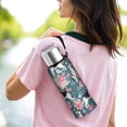 thumbnail image 6 of 20 Oz Husky Dog Flower Floral Coffee Tumbler Double Wall Insulated Stainless Steel Water Bottle | Metal Reusable Thermoses Flask with Cup Cap | Leak & Sweat Proof with Anti-Dust Lid, 6 of 7