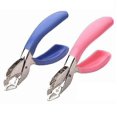 thumbnail image 1 of 2pcs Staple Removers Staple Pull Office Staple Removal Tool Hand-held Comfort and Energy Saving, no Damage to Paper(Pink and Blue), 1 of 4