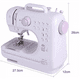 thumbnail image 2 of Máquina De Coser Portátil Eléctrica BLOOSOM Kit Máquina Overlock, 2 of 2