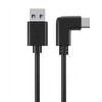 Cable De Datos Cable de datos Elbow Fast USB3.2 Gen1 Cable de transferencia de datos para Oculus Quest 2 (Negro 4m)