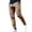 Khaki, variant on Men's Casual Pants Mens Spring And Fashion Autumn Solid Color Leisure High Street Elastic Lace Up Pants Trousers Black L