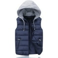 thumbnail image 2 of Women's Lightweight Hooded Oversized Sleeveless Zip Water Packable Winter Warm Vest Coat, 2 of 4