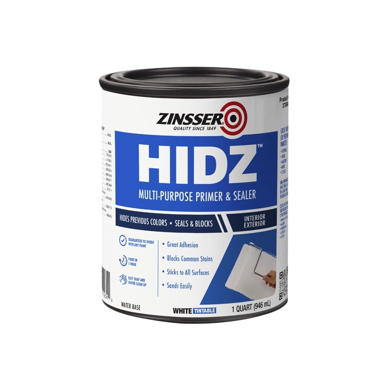 Zinsser HIDZ Multi-Purpose Primer & Sealer, 1 Qt photo 1