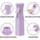 thumbnail image 3 of Continuous Spray Bottle 200ml (Purple-2 Pack), Mister Spray Bottle for Hair, Fine Mist Water Spray Bottle, 3 of 5