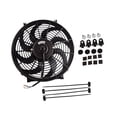 thumbnail image 2 of VENTILADOR de ENFRIAMIENTO DEL MOTOR DEL RADIADOR UNIVERSAL de 14" PULL/PUSH + KIT de MONTAJE NEGRO, 2 of 9