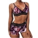 thumbnail image 1 of Cómodo Bikini elegante para mujer con estampado de hojas Traje de baño de dos piezas con estampado Traje de baño Conjunto de ropa de playa OAVQHLG3B Store  lin121212, 1 of 4
