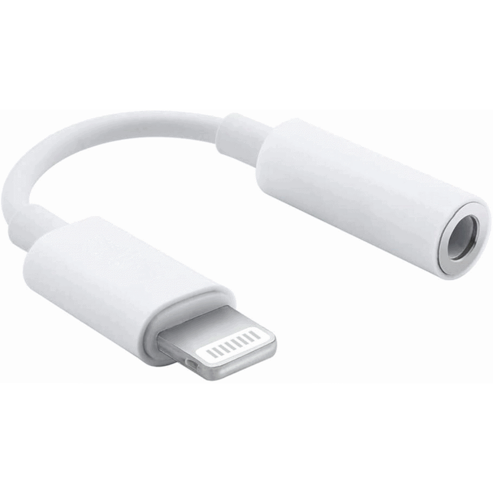 Lightning to 3.5 mm Headphone Jack Adapter, MFi Certified Earphone Dongle Aux Cord Earbuds Audio