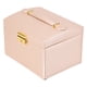 thumbnail image 1 of Caja de Almacenamiento de Joyas, Elegante Joyero de 3 Capas Simple Para El Collar de Anillos, 1 of 7