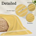thumbnail image 3 of Pure Yellow Pillow Covers 12"x20", Simple Solid Color Soft Brushed Microfiber Breathable Throw Pillow Covers, Decorative Pillowcase with Zipper for Couch Sofa Bedroom Living Room, 3 of 9